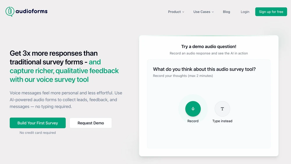 Audio Forms