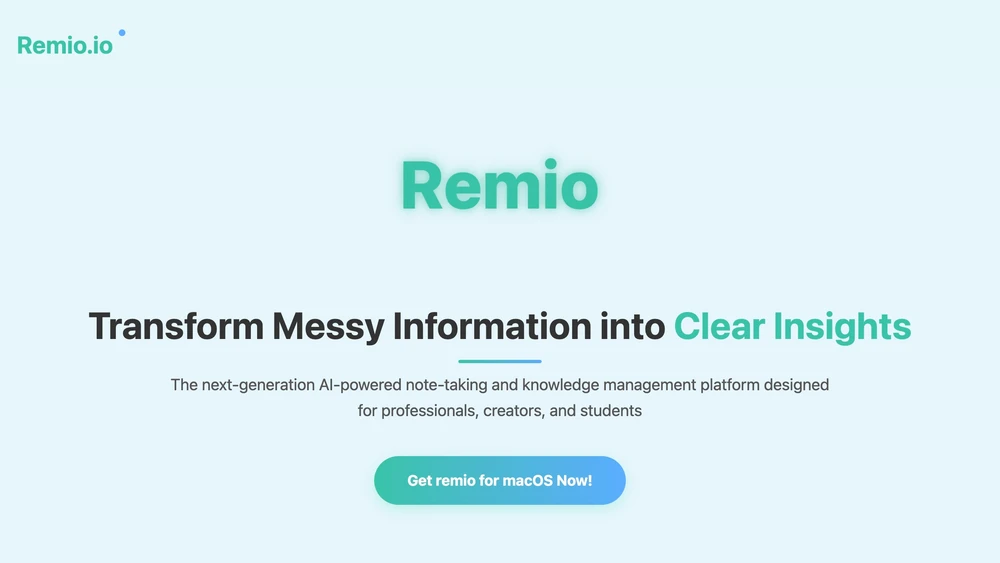 Remio AI