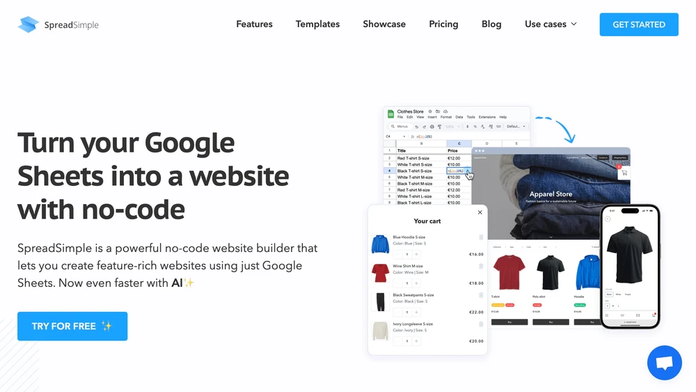SpreadSimple