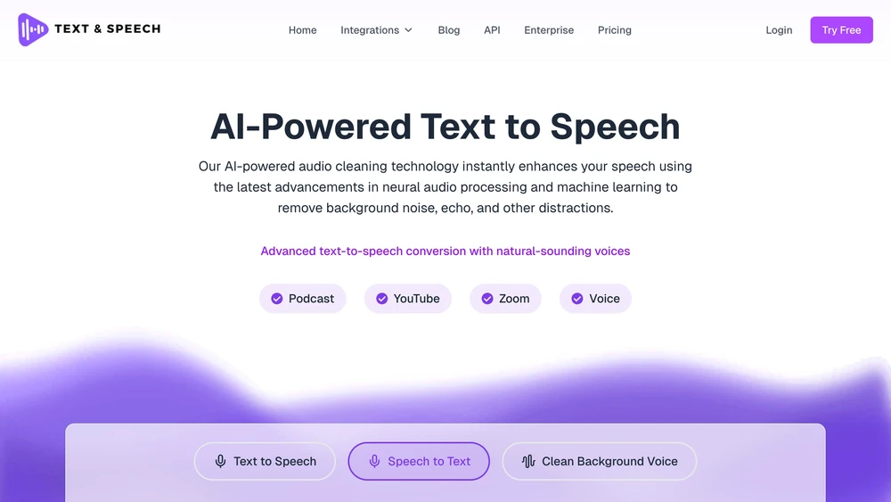 Text and Speech